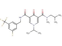 N'-[3-fluoro-5-(trifluoromethyl)benzyl]-N-isobutyl-1-isopropyl-N-methyl-4-oxo-1,4-dihydro-3,5-pyridinedicarboxamide