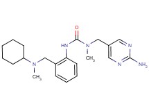 N-[(2-aminopyrimidin-5-yl)methyl]-N'-(2-{[cyclohexyl(methyl)amino]methyl}phenyl)-N-methylurea