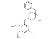 [4-benzyl-1-(5-chloro-2,3-dimethoxybenzyl)-4-piperidinyl]methanol
