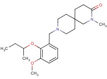 9-(2-sec-butoxy-3-methoxybenzyl)-2-methyl-2,9-diazaspiro[5.5]undecan-3-one