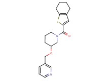 3-({[1-(4,5,6,7-tetrahydro-1-benzothien-2-ylcarbonyl)-3-piperidinyl]oxy}methyl)pyridine