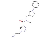 1-(2-aminoethyl)-N-methyl-N-[(1-phenyl-3-pyrrolidinyl)methyl]-1H-1,2,3-triazole-4-carboxamide dihydrochloride