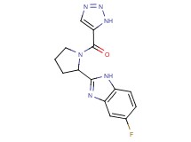 5-fluoro-2-[1-(1H-1,2,3-triazol-5-ylcarbonyl)-2-pyrrolidinyl]-1H-benzimidazole