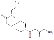 2-allyl-9-(4-amino-3-hydroxybutanoyl)-2,9-diazaspiro[5.5]undecan-3-one