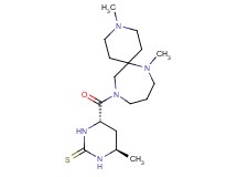 (4S*,6R*)-4-[(3,7-dimethyl-3,7,11-triazaspiro[5.6]dodec-11-yl)carbonyl]-6-methyltetrahydropyrimidine-2(1H)-thione