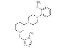 1-(2-methoxyphenyl)-4-{1-[(1-methyl-1H-imidazol-2-yl)methyl]-3-piperidinyl}piperazine