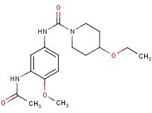 N-[3-(acetylamino)-4-methoxyphenyl]-4-ethoxypiperidine-1-carboxamide