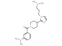 3-[(4-{1-[3-(dimethylamino)propyl]-1H-imidazol-2-yl}piperidin-1-yl)carbonyl]-N,N-dimethylaniline
