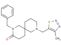 2-benzyl-8-[(4-methyl-1,2,3-thiadiazol-5-yl)methyl]-2,8-diazaspiro[5.5]undecan-3-one