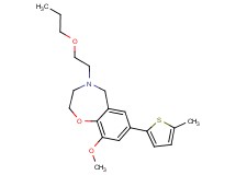 9-methoxy-7-(5-methyl-2-thienyl)-4-(2-propoxyethyl)-2,3,4,5-tetrahydro-1,4-benzoxazepine