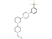 1'-ethyl-3-{4-[3-(trifluoromethyl)phenyl]-1-piperazinyl}-1,4'-bipiperidine