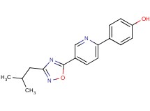 4-[5-(3-isobutyl-1,2,4-oxadiazol-5-yl)pyridin-2-yl]phenol