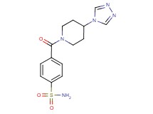 4-{[4-(4H-1,2,4-triazol-4-yl)piperidin-1-yl]carbonyl}benzenesulfonamide