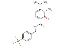 6-isopropyl-1-methyl-2-oxo-N-[4-(trifluoromethyl)benzyl]-1,2-dihydropyridine-3-carboxamide