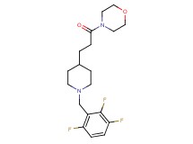 4-{3-[1-(2,3,6-trifluorobenzyl)-4-piperidinyl]propanoyl}morpholine