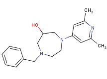 1-benzyl-4-(2,6-dimethyl-4-pyridinyl)-1,4-diazepan-6-ol