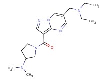 1-({6-[(diethylamino)methyl]pyrazolo[1,5-a]pyrimidin-3-yl}carbonyl)-N,N-dimethylpyrrolidin-3-amine