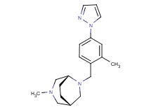 (1S*,5R*)-3-methyl-6-[2-methyl-4-(1H-pyrazol-1-yl)benzyl]-3,6-diazabicyclo[3.2.2]nonane