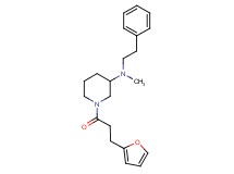 1-[3-(2-furyl)propanoyl]-N-methyl-N-(2-phenylethyl)-3-piperidinamine