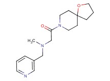 N-methyl-2-(1-oxa-8-azaspiro[4.5]dec-8-yl)-2-oxo-N-(3-pyridinylmethyl)ethanamine