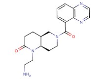 (4aS*,8aR*)-1-(2-aminoethyl)-6-(quinoxalin-5-ylcarbonyl)octahydro-1,6-naphthyridin-2(1H)-one