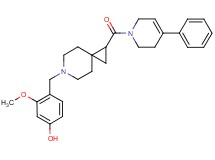 3-methoxy-4-({1-[(4-phenyl-3,6-dihydro-1(2H)-pyridinyl)carbonyl]-6-azaspiro[2.5]oct-6-yl}methyl)phenol