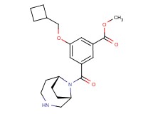 methyl 3-(cyclobutylmethoxy)-5-[rel-(1S,6R)-3,9-diazabicyclo[4.2.1]non-9-ylcarbonyl]benzoate hydrochloride