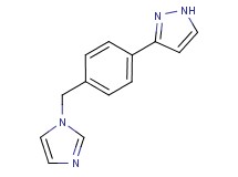 3-[4-(1H-imidazol-1-ylmethyl)phenyl]-1H-pyrazole trifluoroacetate