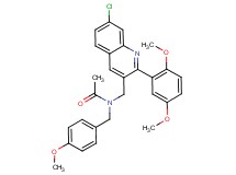 N-{[7-chloro-2-(2,5-dimethoxyphenyl)-3-quinolinyl]methyl}-N-(4-methoxybenzyl)acetamide