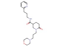 1-[3-(4-morpholinyl)propyl]-6-oxo-N-[3-(2-pyridinyl)propyl]-3-piperidinecarboxamide