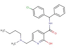 6-{[butyl(methyl)amino]methyl}-N-[(4-chlorophenyl)(phenyl)methyl]-2-hydroxynicotinamide