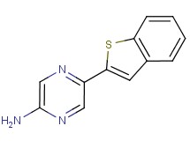 5-(1-benzothien-2-yl)-2-pyrazinamine