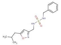 N-benzyl-N'-[(5-isobutylisoxazol-3-yl)methyl]sulfamide