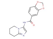 N-(5,6,7,8-tetrahydroimidazo[1,2-a]pyridin-3-yl)-1,3-benzodioxole-5-carboxamide