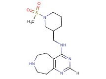 N-{[1-(methylsulfonyl)piperidin-3-yl]methyl}-6,7,8,9-tetrahydro-5H-pyrimido[4,5-d]azepin-4-amine