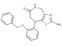 2-amino-8-[2-(benzyloxy)phenyl]-4,5,7,8-tetrahydro-6H-[1,3]thiazolo[4,5-c]azepin-6-one