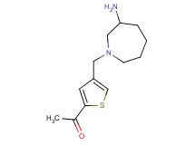 1-{4-[(3-amino-1-azepanyl)methyl]-2-thienyl}ethanone dihydrochloride