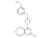 4-[3-(3-methoxyphenoxy)azetidin-1-yl]-6,7,8,9-tetrahydro-5H-pyrimido[4,5-d]azepin-2-amine