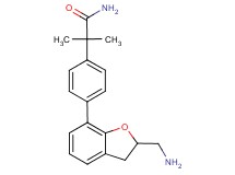2-{4-[2-(aminomethyl)-2,3-dihydro-1-benzofuran-7-yl]phenyl}-2-methylpropanamide