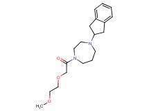 1-(2,3-dihydro-1H-inden-2-yl)-4-[(2-methoxyethoxy)acetyl]-1,4-diazepane