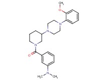 3-({3-[4-(2-methoxyphenyl)-1-piperazinyl]-1-piperidinyl}carbonyl)-N,N-dimethylaniline