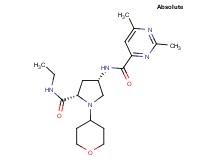 N-[(3S,5S)-5-[(ethylamino)carbonyl]-1-(tetrahydro-2H-pyran-4-yl)pyrrolidin-3-yl]-2,6-dimethylpyrimidine-4-carboxamide