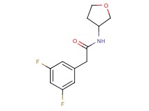 2-(3,5-difluorophenyl)-N-(tetrahydrofuran-3-yl)acetamide