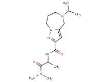 N-[2-(dimethylamino)-1-methyl-2-oxoethyl]-5-isopropyl-5,6,7,8-tetrahydro-4H-pyrazolo[1,5-a][1,4]diazepine-2-carboxamide
