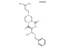 (3S,9aR)-3-[(1R)-1-(benzyloxy)ethyl]-8-(3-methylbutyl)tetrahydro-2H-pyrazino[1,2-a]pyrazine-1,4(3H,6H)-dione