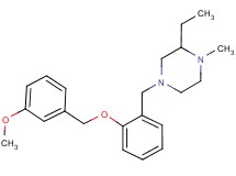 2-ethyl-4-{2-[(3-methoxybenzyl)oxy]benzyl}-1-methylpiperazine