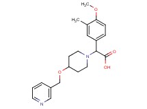 (4-methoxy-3-methylphenyl)[4-(pyridin-3-ylmethoxy)piperidin-1-yl]acetic acid