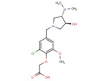 (2-chloro-4-{[(3S*,4S*)-3-(dimethylamino)-4-hydroxypyrrolidin-1-yl]methyl}-6-methoxyphenoxy)acetic acid