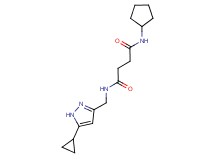 N-cyclopentyl-N'-[(5-cyclopropyl-1H-pyrazol-3-yl)methyl]succinamide
