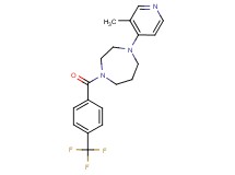 1-(3-methyl-4-pyridinyl)-4-[4-(trifluoromethyl)benzoyl]-1,4-diazepane